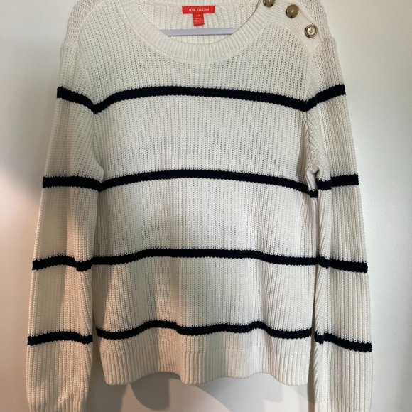 Joe Fresh Striped Sweater NWOT - Picture 1 of 1